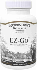 Mt. Capra EZ-Go Herbal Stool Softener | Non-Habit Forming Gentle Elimination Support | Includes Cape Aloe Gel Slippery Elm Bark Marshmallow Root Triphala Magnesium and Rhubarb Root | 30 Servings