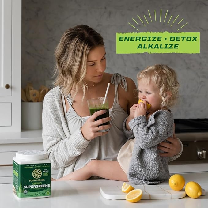 SUNWARRIOR Organic Ormus Supergreens Natural 8 OZ