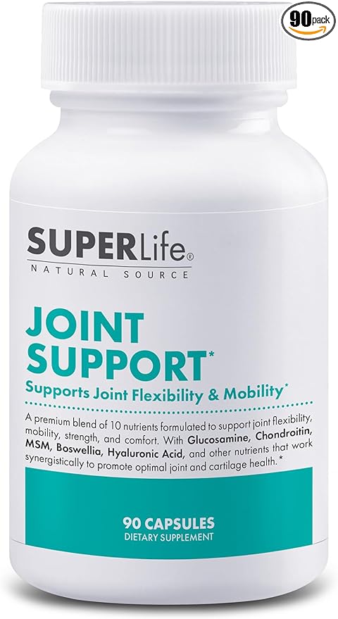 Fresh Start Joint Support - with Glucosamine Chondroitin Hyaluronic Acid Turmeric MSM &amp Devil's Claw | Promotes Flexibility Mobility Joint &amp Cartilage Health | Supplement - 90 Capsules