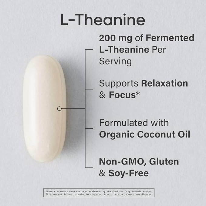 Sports Research Vitamin D3 K2 with Coconut Oil Ashwagandha Softgels with Coconut MCT Oil &amp Double Strength L-Theanine Supplement - Suntheanine Softgels for Focus Relaxation &amp Alertness