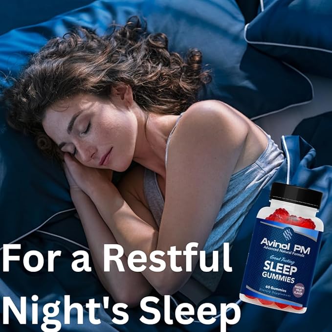 Sleep Gummies - Advanced Natural Formula with L Theanine Passionflower Chamomile and Lemon Balm - Made in The USA Passion Fruit Flavor 60ct