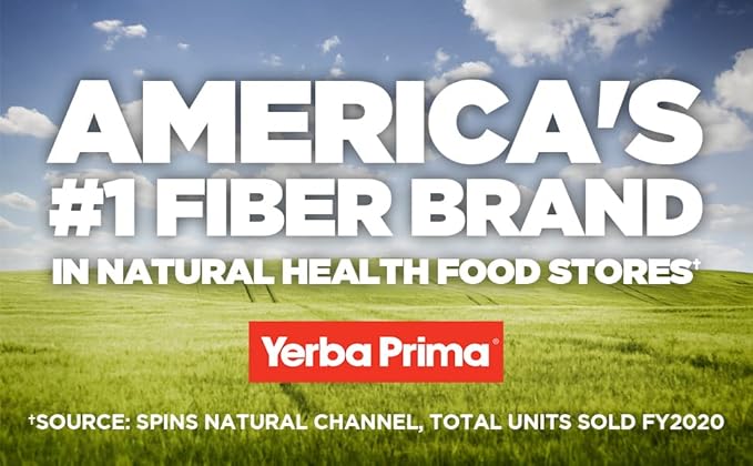 Yerba Prima Daily Fiber Caps Formula 400 Capsules - Both Soluble and Insoluble - with Psyllium Seed Husks Acacia Gum Apple Fiber and More - Dietary Supplement