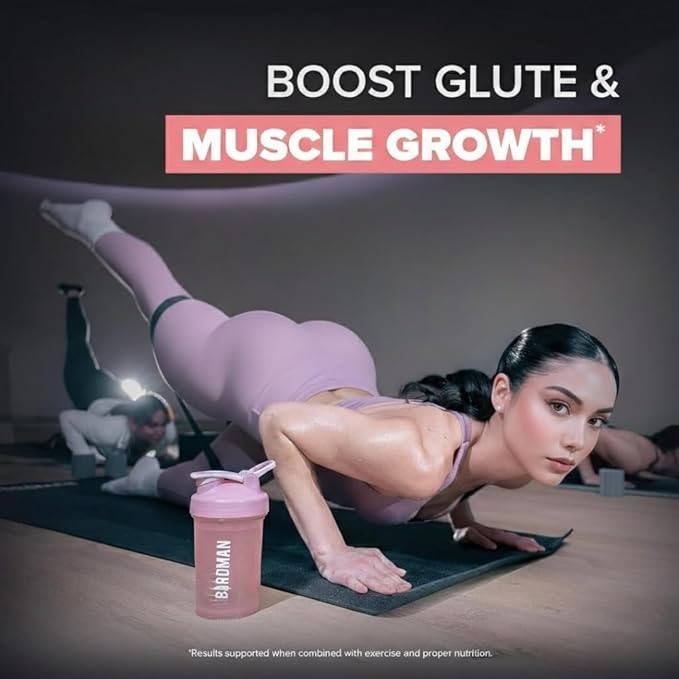 BIRDMAN Creatine for Women | Creatine Monohydrate Powder with Myo &amp D-Chiro Inositol Hyaluronic Acid Zinc Electrolytes and Vitamins | Sugar Free Pink Lemonade | 30 Servings