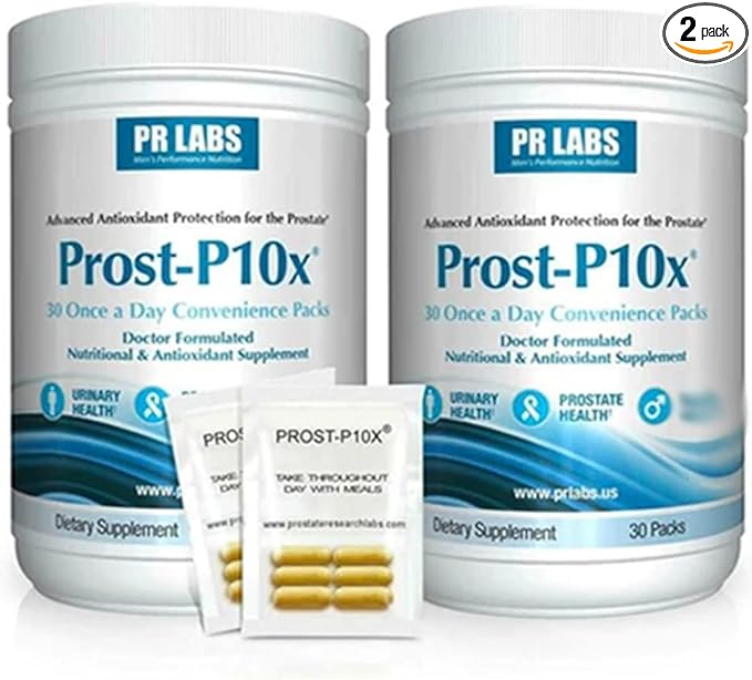 Advanced Prostate Health Supplement for Men 10 Natural Ingredients Saw Palmetto Beta Sitosterol Reduce Bathroom Trips &amp Urgency - 2 Month Supply