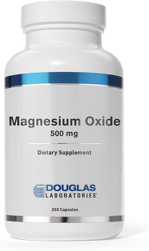 Douglas Laboratories® - Magnesium Oxide - Supports Normal Heart Function and Bone formation* - 250 Capsules