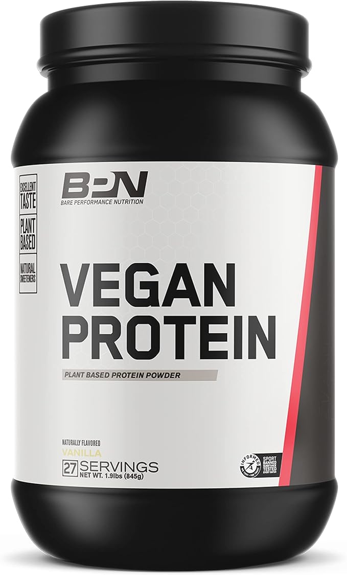 BARE PERFORMANCE NUTRITION BPN Vegan Vanilla Protein + Strong Joints Bundle