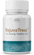 SUN COAST SCIENCES RejuvaTress from Hair Support Supplement for Women | Doctor-Formulated with Saw Palmetto Biotin &amp AnaGain Nu | Supports Thicker Stronger Healthier Hair | 60 Capsules