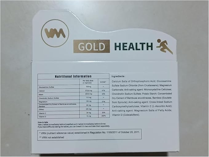 MXZ Calcitrin Gold Dietary Supplement for Mobility Reinforcement 60 Tablets – Supports Joint Health Bone Strength &amp Active Lifestyle (1PC)