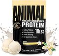 Animal Whey Isolate Protein Powder - Loaded for Pre &amp Post Workout Muscle Builder and Recovery with Digestive Enzymes for Men &amp Women - 25g Protein Great Taste Low Sugar - Vanilla 10 lbs