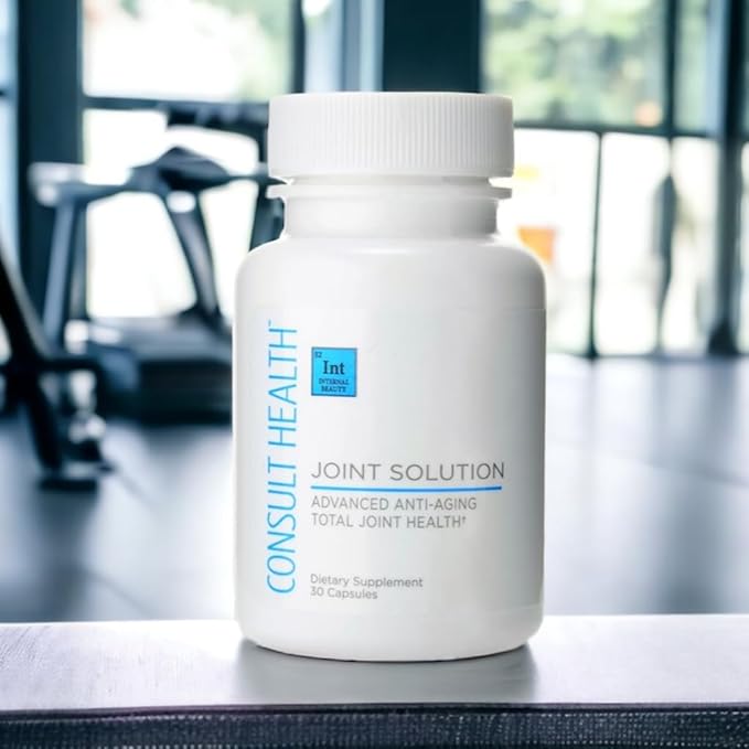 Consult Health Joint Solution Advanced Anti-Aging Total Joint Health Dietary Supplement with UC Type 2 Collagen Hyaluronic Acid Curcumin for Maximum Flexibility and Reducing Discomfort 90 Capsules