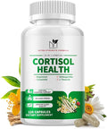 Cortisol Supplements for Women/Men - 10 in 1 Cortisol Manager Reducer Lower Detox Balance with Magnesium Ashwagandha L-Theanine for Stress Sleep Calm Mood Support - 120 Capsules for 60 Days