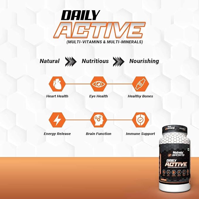 Generic Daily Active Multivitamin for Men &amp Women | Biofermented Vitamins Minerals for Energy Immunity Brain Eye &amp Heart Health - 90 Capsule