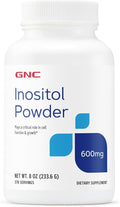 GNC Inositol Powder 600mg Plays Critical Role in Cell Function and Growth 378 Servings