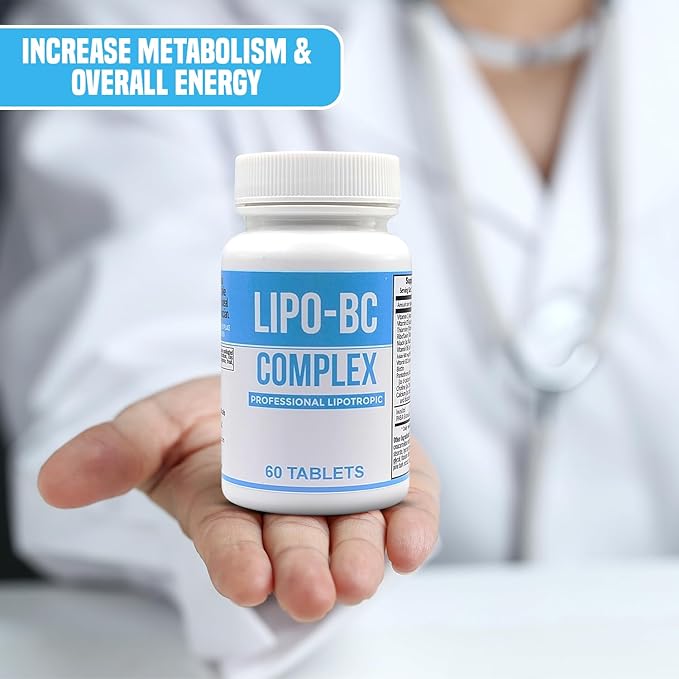Legere Pharmaceuticals Lipo-BC B-Complex Lipotropic Pills for Clean Energy and Wellness (120 Tablets)