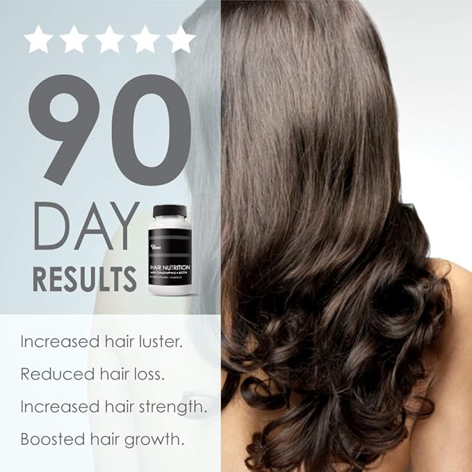 Hair Skin Nails Combo Pack : Amino Collagen w/Hyaluronic Acid &amp Hair Nutrition with Cynatine HNS + Biotin (Marine Collagen)