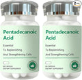 2PCS Pentadecanoic Acid Pentadecanoic Acid Formula Supplement Sourced from High-Altitude Sheep Milk 60 Capsules