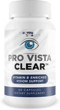 Pro Vista Clear for Eyes - Vitamin B Enriched Vision Support - Our Best Pro Vista Clear Vision Formula Proprietarily Formulated to Naturally Support Eye Health - Vitamin &amp Mineral Formula