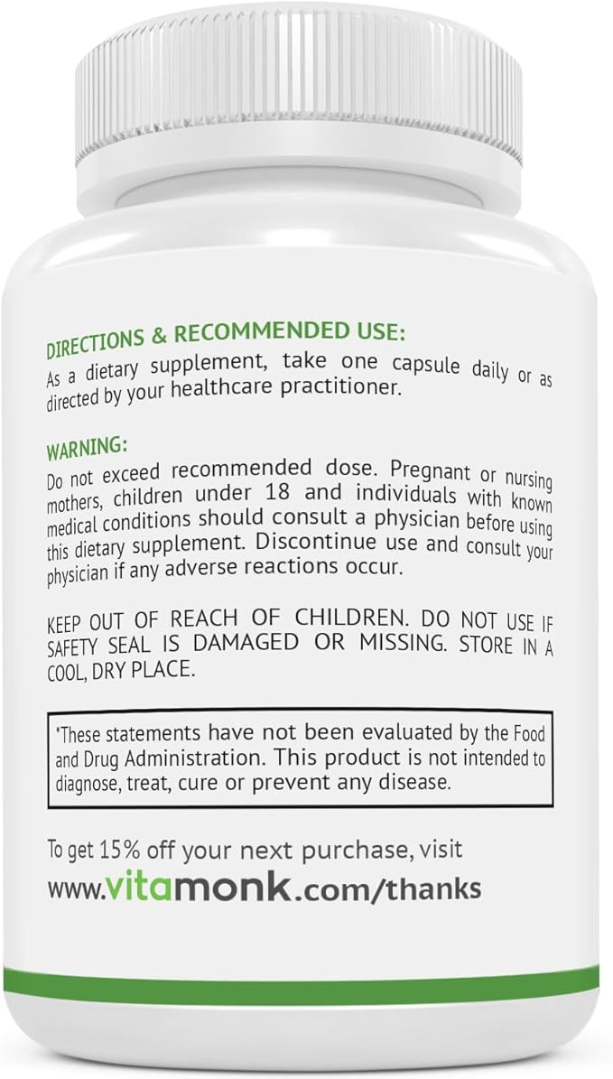 VitaMonk Longevity Duo - Resveratrol &amp Pterostilbene Power Pack