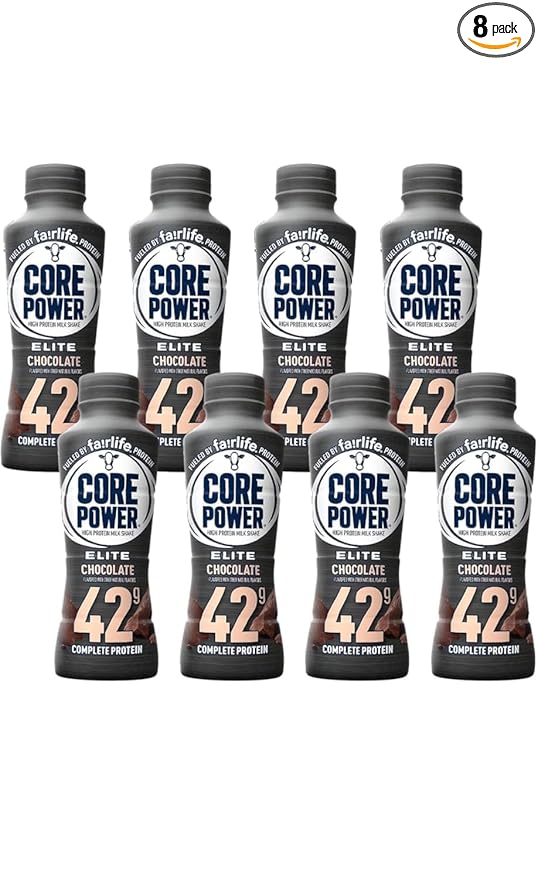 Fa!rlife Core Power' Elite Chocolate (8 Pack) High Protein Milk Shakes 42g - 14 Fl Oz Sports Nutrition