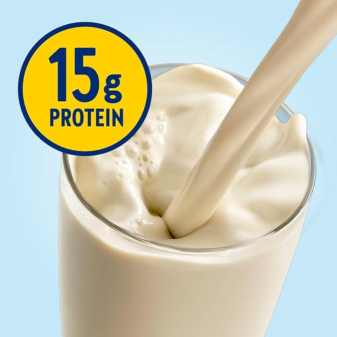 Glucerna Hunger Smart Diabetes Care Shake Classic Vanilla Diabetic Meal Replacement to Support Blood Sugar Management 15g Protein 180 Calories Ready to Drink 10 Fl Oz 24 Pack