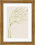 Thistle and Thatch by Kamdon Kreations Framed Art Print Wall Picture Wide Gold Frame 22 x 28 inches