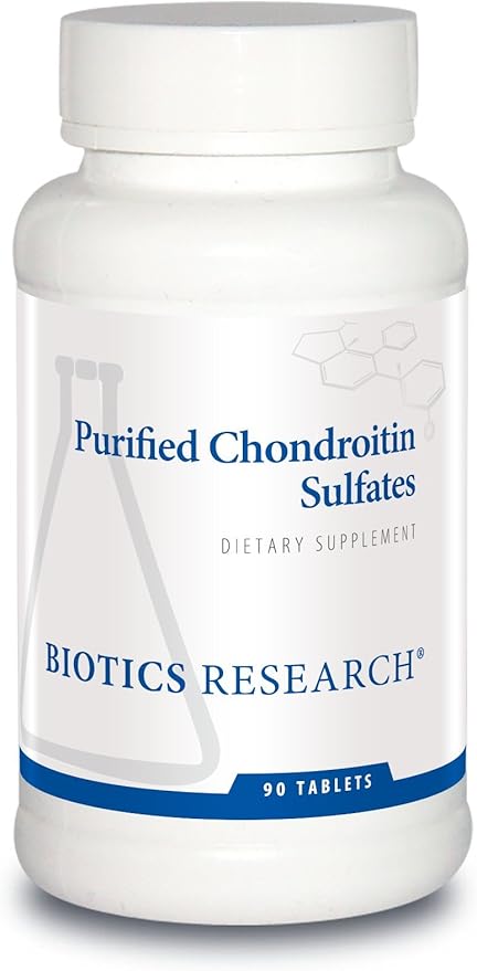 BIOTICS RESEARCH Purified Chondroitin Sulfates Supports Healthy Response Processes Ultra Flex Joint Support Healthy Knees Flexibility Motility Comfort 90 Tablets