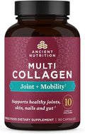 Ancient Nutrition Collagen Pills for Joint Support Multi Collagen Capsules 90 Ct Joint + Mobility Supports Joints Skin &amp Nails Exercise Recovery Paleo and Keto Friendly Gluten Free