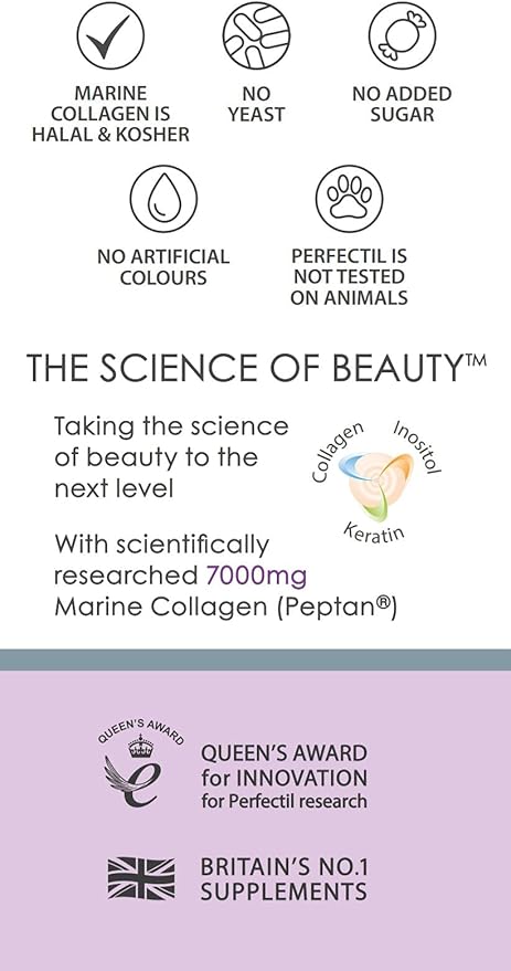 Perfectil by Vitabiotics Platinum Collagen Hair Drink 10 x 50ml