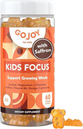 Kids Focus Gummies – Saffron Magnesium Glycinate L-Theanine &amp Inositol Supplement for Kids &amp Teens – Focus Attention &amp Calm – Vegan Sugar-Free Non-GMO