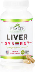 Health As It Ought To Be Liver Syn3rgy Supplement | Physician Formulated Capsules with Milk Thistle Black Seed Korean Ginseng | 180 Capsules
