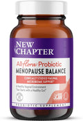 New Chapter All-Flora Probiotic Menopause Balance Ultra-Concentrated Probiotics for Women with Black Cohosh for Menopause Hot Flashes 100% Vegan 30 Vegan Capsules