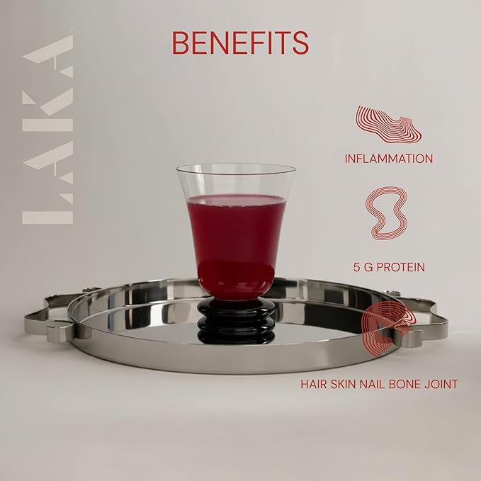 LAKA C3 Collagen + Creatine Electrolyte Powder – Sugar Free Hydration Powder with Peptan® Marine Collagen Vitamin C &amp Electrolytes