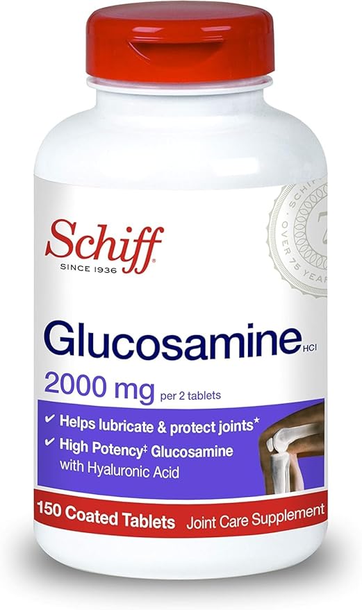 Schiff Glucosamine 2000mg with Hyaluronic Acid (Pack of 6)