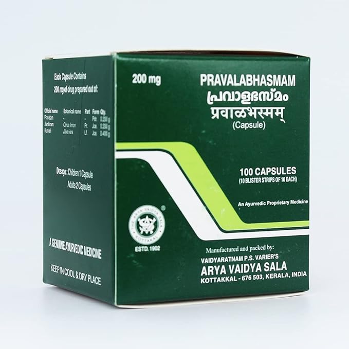 Kottakkal Pravala Bhasmam Capsule 200mg