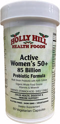 Holly Hill Health Foods Active Women's 50+ 85 Billion Probiotic Formula 60 Vegetarian Capsules