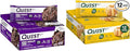 Quest Nutrition Double Chocolate Chunk Protein Bars High Protein Low Carb Gluten Free &amp Lemon Cake Protein Bars High Protein Low Carb Gluten Free 12 Count