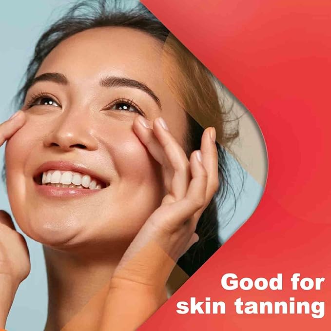 Tanning Gummies Daily Tanning Gummies Natural Tanning Supplement with Astaxanthin Lycopene &amp Beta Carotene 30-Day Supply for Skin Health &amp Glow