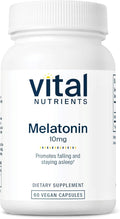 Vital Nutrients Melatonin 10mg - Vegan - Sleep Supplement to Support the Body's Natural Sleep Cycle* - Gluten Dairy Soy Free - 60 Capsules