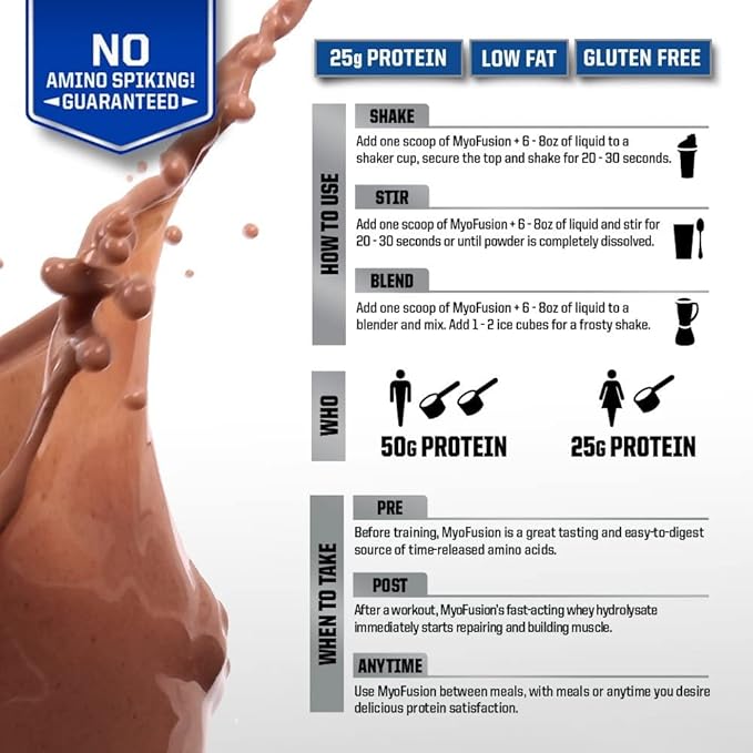 Gaspari Nutrition Myofusion Advanced Protein Chocolate 64 Ounce(Packing May Vary) 4 Pound (Pack of 1) (P20865)