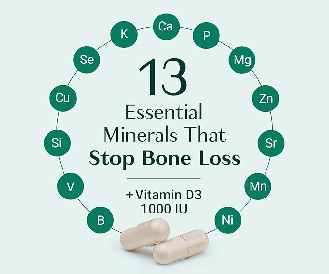 ALGAECAL Bundle - D3 (1000 IU) + K2 Vitamin E Vitamin A (1000 IU) &amp Plant-Based Calcium for Bone Support &amp Omega 3 with 1200mg EPA DHA