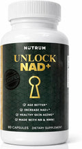 Unlock NAD+ Triple-Pathway NAD+ Support Supplement with NMN + NR | Science Backed Third Party Tested Non-GMO Made in USA