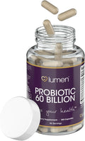 Lumen Naturals Probiotic 60 Billion CFU for Women Digestive with Maktrek Technology - 180 Count - 90 Servings (180 Count (Pack of 1))