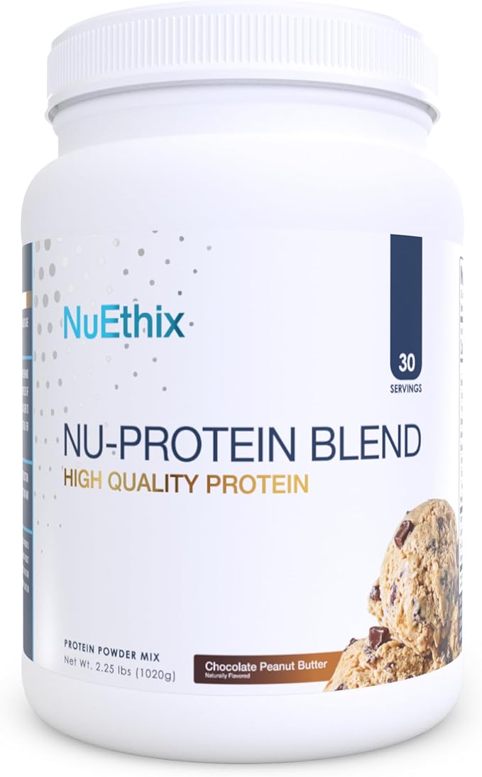 NuEthix Formulations Nu-Protein Blend (Peanut Butter Chocolate 2 LB Tub)
