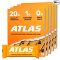 Atlas Real Food Protein Bar – 20g Clean Protein 1g Sugar No Seed Oils No Artificial Sweeteners (Peanut Butter Chocolate Chip 60 Count)