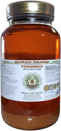 Hawaii Pharm Turmeric Alcohol-Free Liquid Extract Professional Grade Small Batch Crafted Turmeric (Curcuma Longa) Dried Rhizome Glycerite Natural Herbal Supplement 32 fl.oz