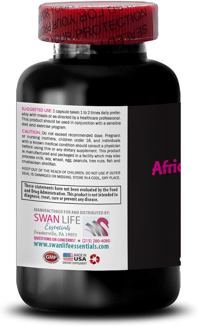 African Mango Supplements - Wild African Mango Extract Fruit Powder Irvingia Gabonensis Plant-Based Tradition Balanced Living Support Seed Natural Wellness Support Mango Seed 3Bot