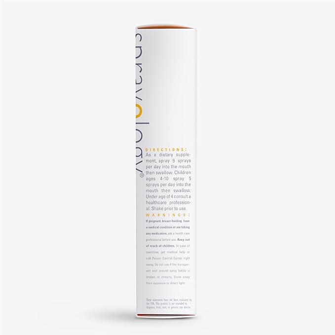 Sprayology EveryDay Energy | Vitamin B12 and Folate Supplement Spray | Vegan Oral Spray for Energy Metabolism &amp Brain Support | All-Natural Gluten-Free &amp Lactose-Free | 30 Day Supply (1.7 fl
