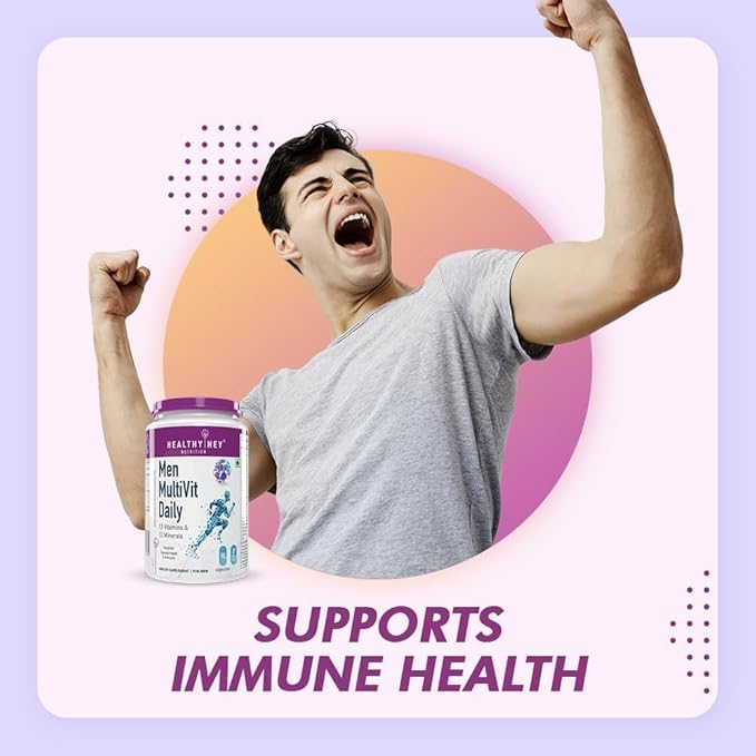 MultiVitamin for Men - Multi-VIT Daily - 13 Vitamins &amp 12 Minerals - 90 Vegetable Capsules