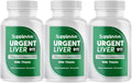 Urgent Liver 911 Herbal Liver Support Supplement Liver Cleanse Detox &amp Repair Formula with Milk Thistle Silymarin Dandelion Root and Artichoke Extract for Liver Health 60 Capsules (3)