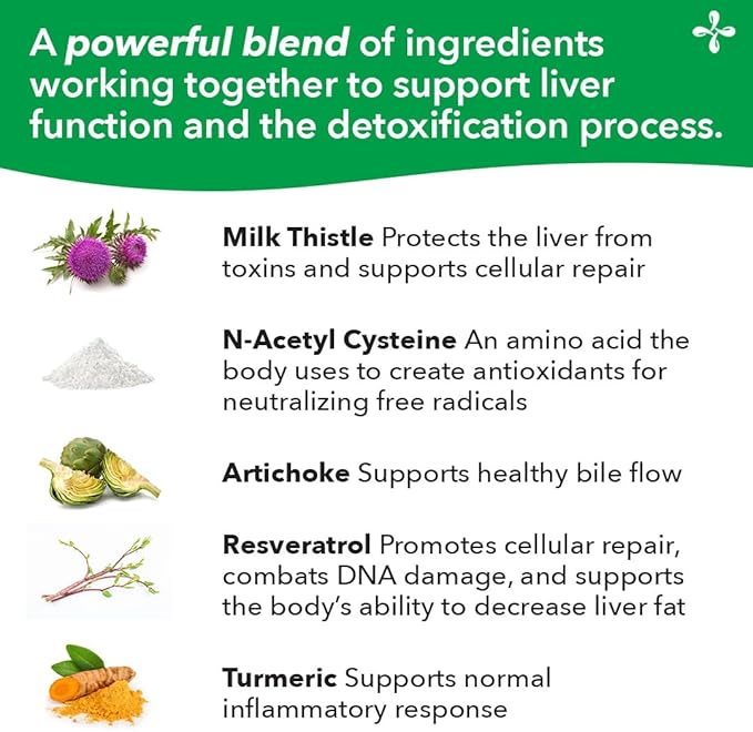 LifeSeasons Puri-T - Liver Cleanse &amp Detox Support Supplement - Resveratrol N-Acetyl Cysteine Milk Thistle Artichoke &amp Turmeric - Supports Tissue Regeneration &amp Healthy Bile Flow - 60 C